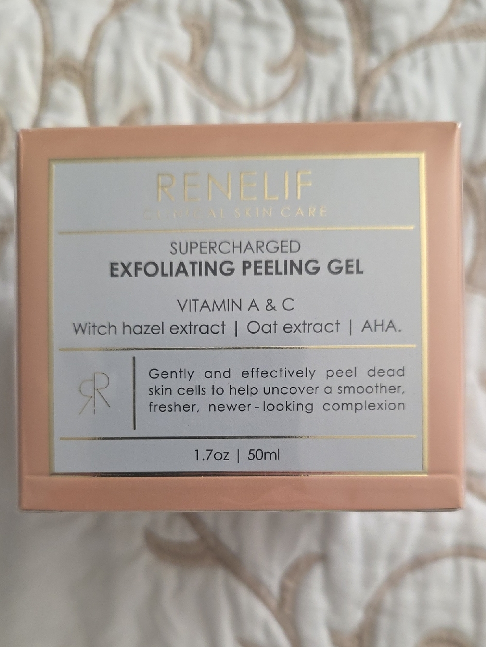 RENELIF Supercharged Exfoliating Peeling Gel - Pink/Gold Packaging